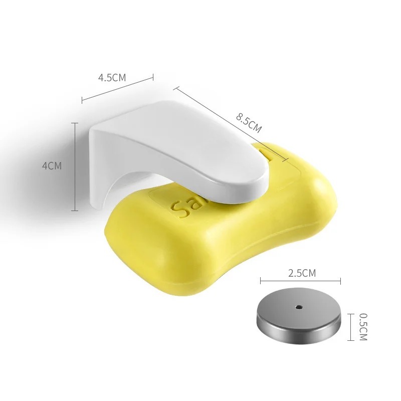 Drain Soap Holder Magnetic PunchFree Soap Box For Toilets 4