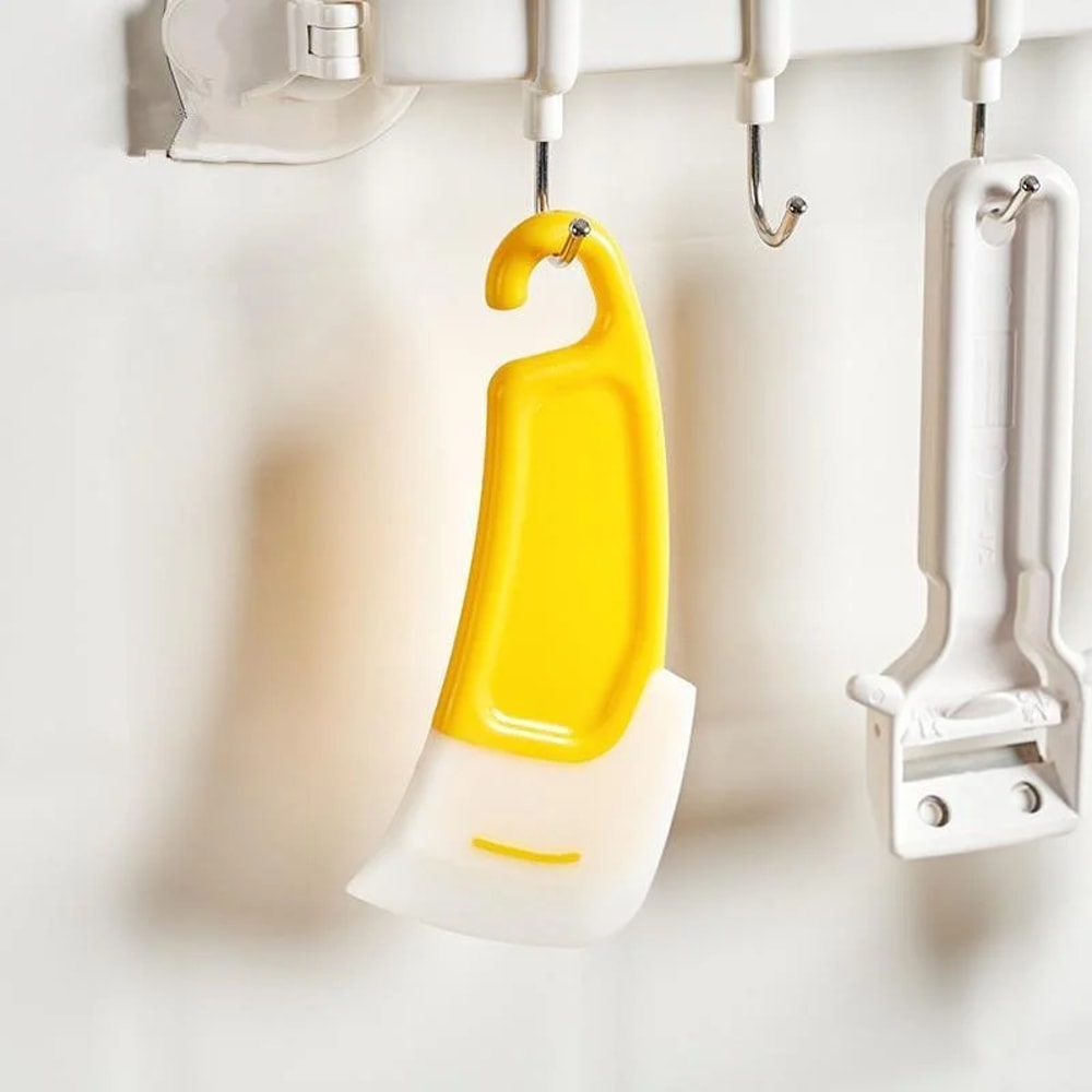 Kitchen Scraper Brush Soft Blade Cleaning Spatula Dish Cleaner For Pots Pans And Cooking Tools 3