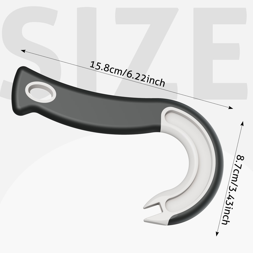 Durable Plastic Easy-Grip Hook Can Opener, Perfect Christmas Party Accessory