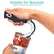 Durable Plastic Easy-Grip Hook Can Opener, Perfect Christmas Party Accessory