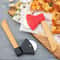 Restaurant Pizza Cutter Tool Stainless Steel Axe Pizza Cutter With Bamboo Handle Sharp Rotating Bla 1