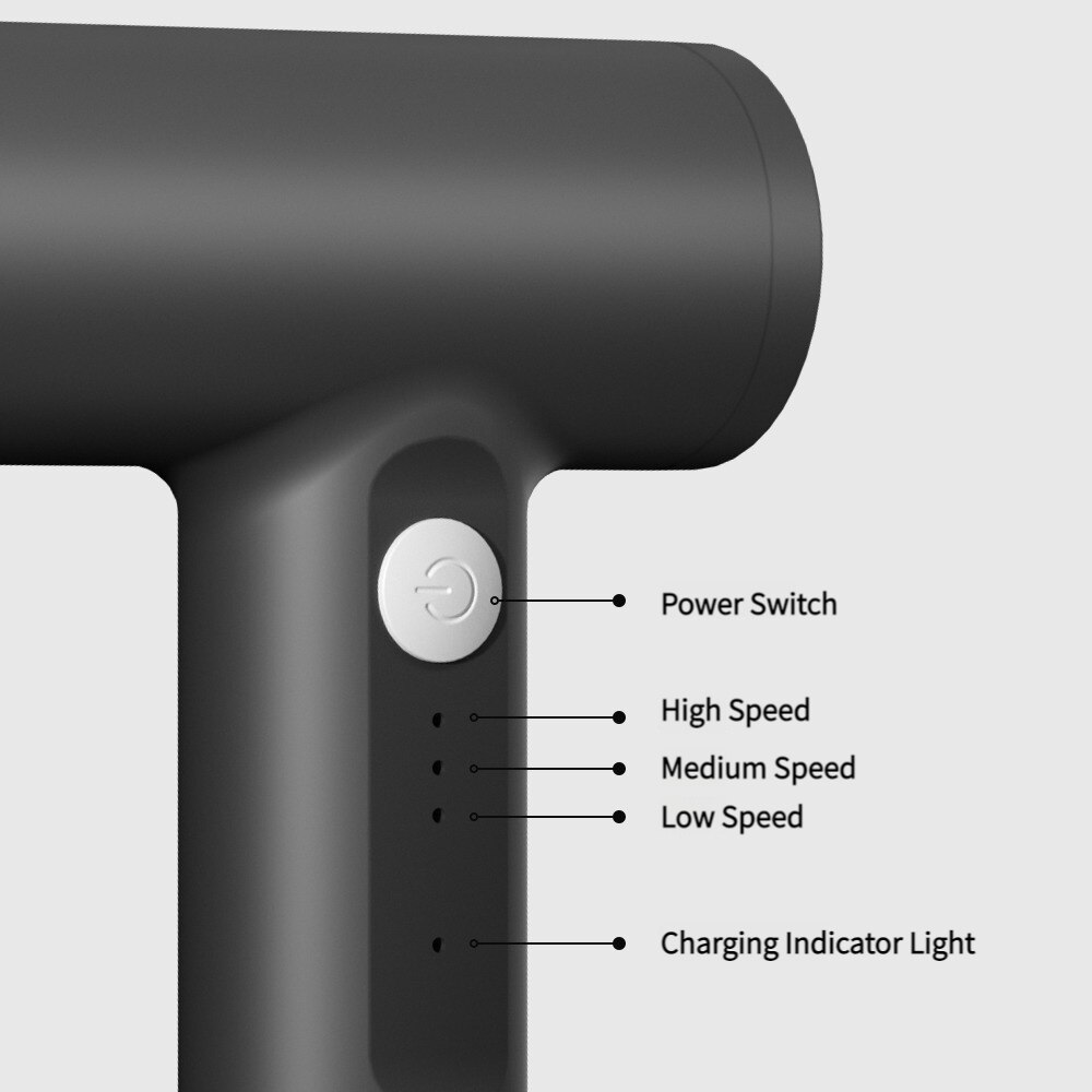 Portable Wireless Electric Food Mixer, 3 Speeds Egg Beater for Cake & Dough