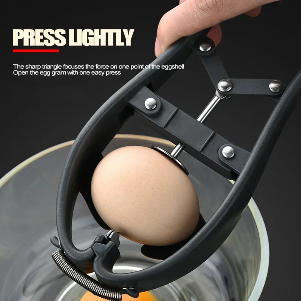 Manual Stainless Steel Egg Tools Egg Opener Cracker Topper Separator For Kitchen Use 2