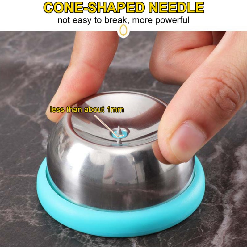Stainless Steel Egg Piercer For Boiled Eggs Hole Puncher Egg Separator Kitchen Tool 3