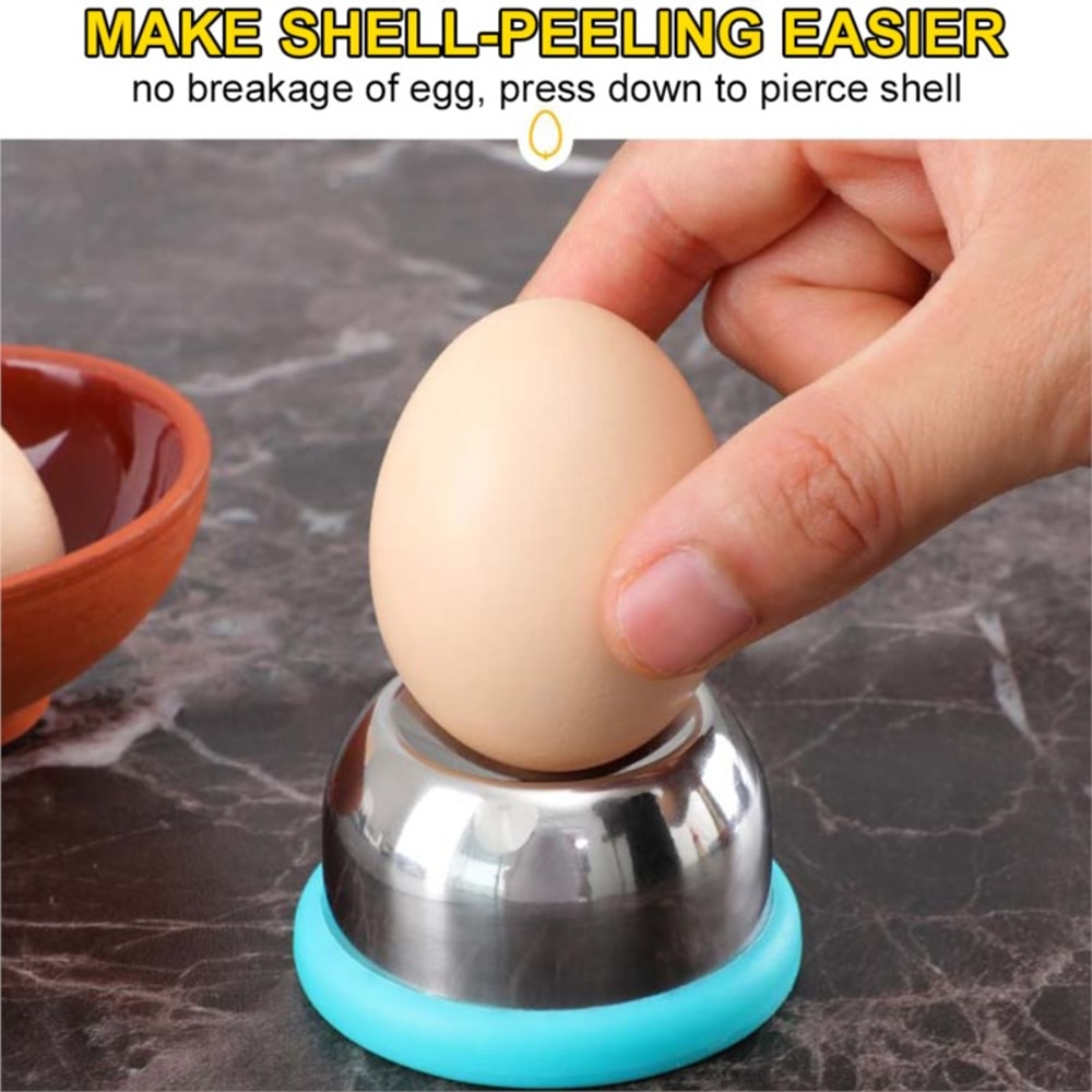 Stainless Steel Egg Piercer For Boiled Eggs Hole Puncher Egg Separator Kitchen Tool 4
