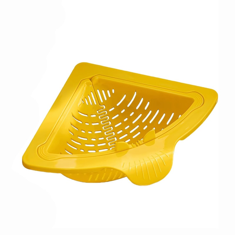 Magnetic Sink Drain Basket, Triangle Food Waste Collector, Vegetable and Fruit Drainage Basket, Kitchen Organizer
