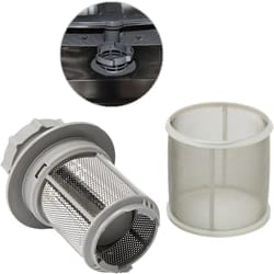 stainless steel mesh filter, replacement set for kitchen dishwasher screen