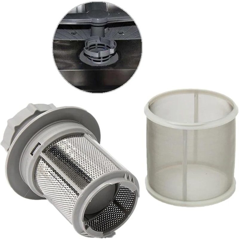 Stainless Steel Mesh Filter Replacement Set For Kitchen Dishwasher Screen 0