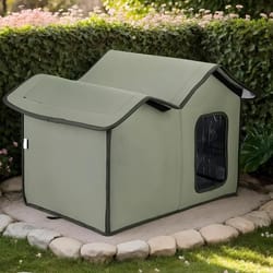 easy to clean outdoor cat house, waterproof practical pet bed for cats and dogs