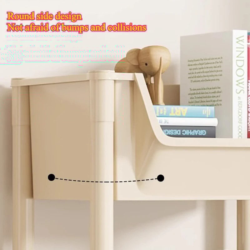 Home Snack Rack Organizer Multilayer Mobile Storage Handcart For Kitchen Living Room And Bedroom Wi 2