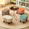 MultiFunctional Simple Small Stool Soft Bag Pedal Stool Living Room Coffee Table 0