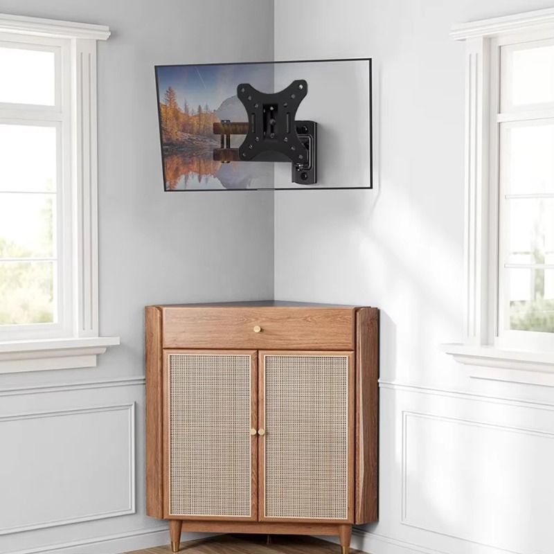 Full Motion TV Wall Mount Bracket Articulating Swivel Tilt Extension Rotation For 1032 Inch Flat C 5