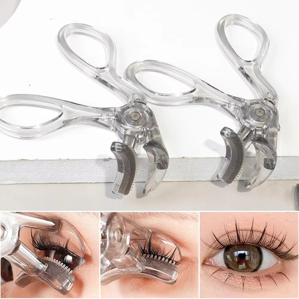 Waterproof Dual-Type Eyelash Curler, Partial & Wide Clip Options