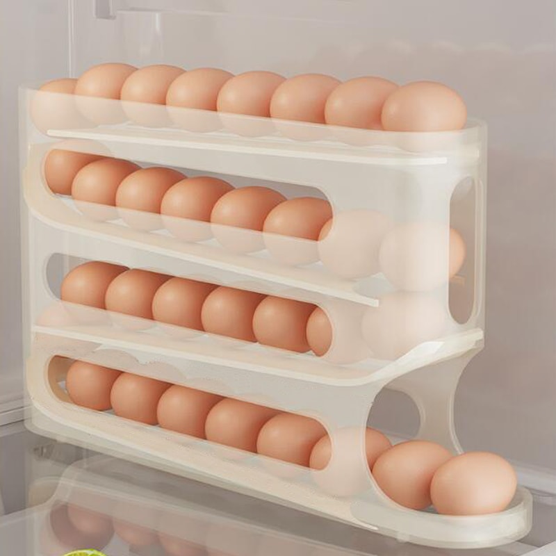 Ladder Style Egg Box Storage Slide Egg Storage Box For Refrigerator Automatic Egg Rolling Machine 8