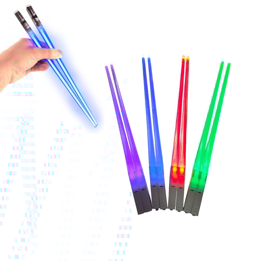 LED Lightsaber Chopsticks Smart Tableware Ideas Light Up For Parties 0
