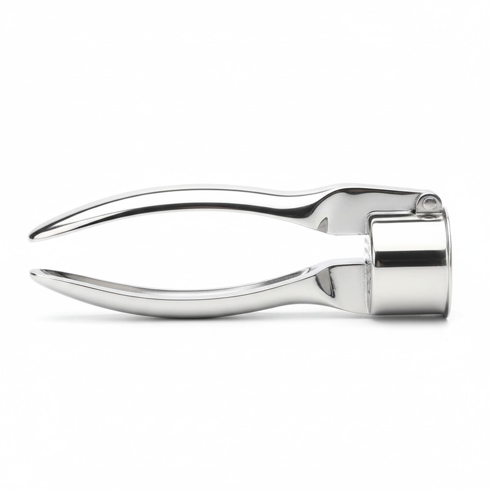 Rust Resistant Stainless Steel Garlic Press, Easy Squeeze Ginger Crusher