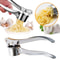 Dual-Use Garlic Press & Nut Cracker, Stainless Steel Garlic Mincer