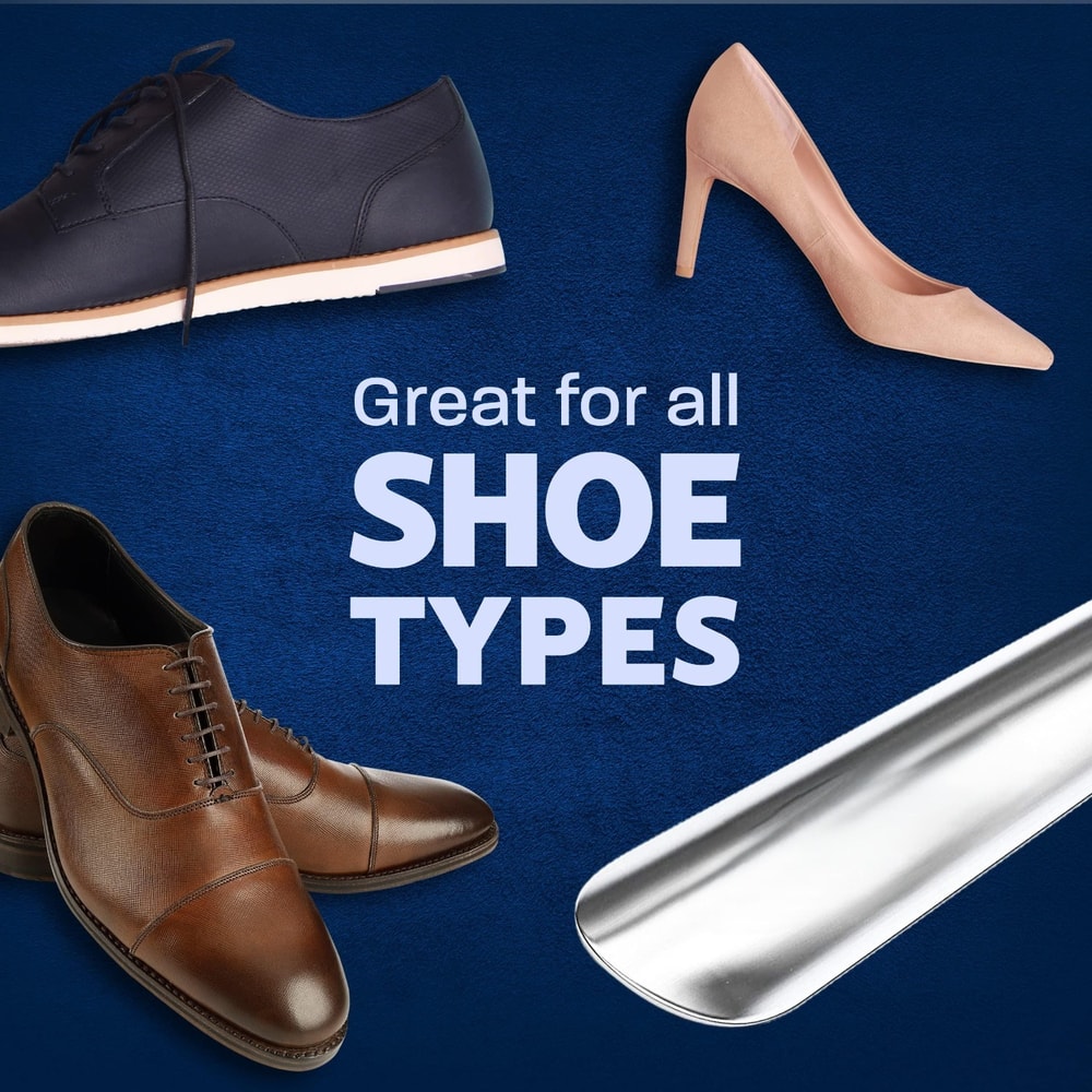 Durable Metal Shoe Horn Easy SlipOn Perfect Stocking Stuffer For Men Women 2