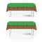 Waterproof Disposable Tablecloth PixelStyle Grass Soil Pattern For Parties Oilproof Protection 4