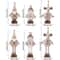 Christmas Decorations Adjustable Extendable Santa Snowman Reindeer Plush Dolls For Home Tabletop Or 1