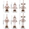 Christmas Decorations Adjustable Extendable Santa Snowman Reindeer Plush Dolls For Home Tabletop Or 1