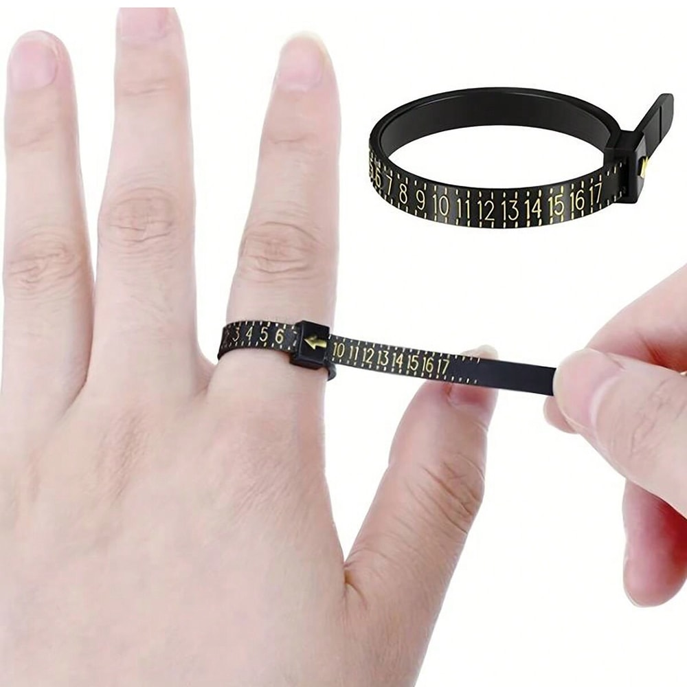 Ring Measuring Tool Finger Size Measuring Instrument Ring Size Tool For Men And Women 0