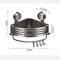 Non-Drilling Suction Cup Triangular Baskets For Bathrooms, Strong Storage for Washbasins and Corner Walls