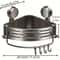 Non-Drilling Suction Cup Triangular Baskets For Bathrooms, Strong Storage for Washbasins and Corner Walls
