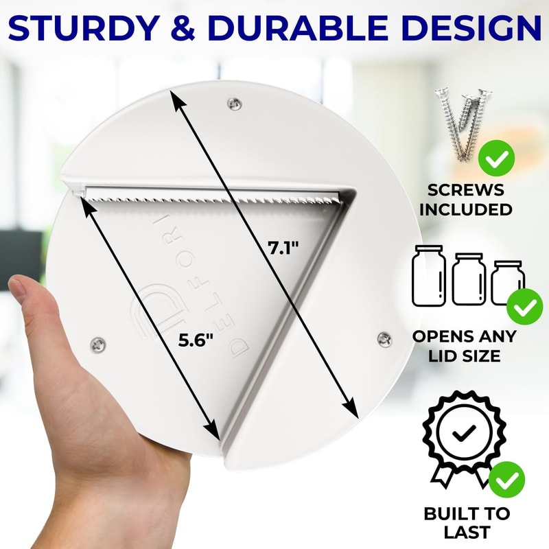 Effortless Grip Under Cabinet Jar Bottle Opener For Arthritis 5