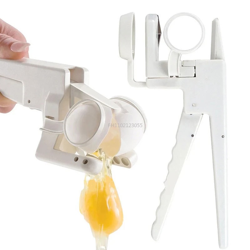 Easy Separator Egg Breaker Creativity Kitchen Gadget Quick Egg Opener 1