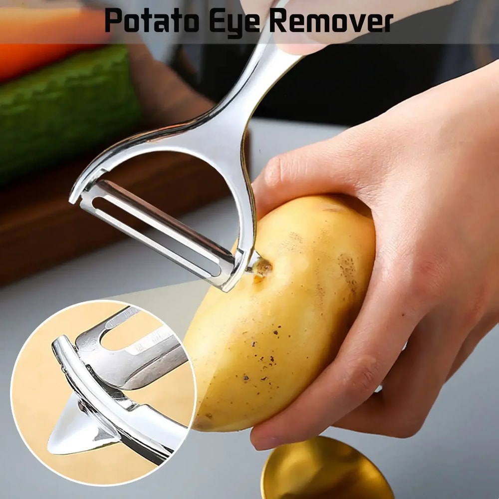 Multi-function Carrot Grater, Stainless Steel Vegetable Peeler, Potato Peeler