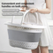 Pop Up Bathroom Dirty Clothes Basket Collapsible Plastic Laundry Basket 1
