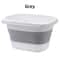 Pop Up Bathroom Dirty Clothes Basket Collapsible Plastic Laundry Basket 7
