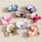 Silicone Cotton Big Butterfly Orchid Head Artificial Flower Wedding Souvenir Gift Box Decor 0