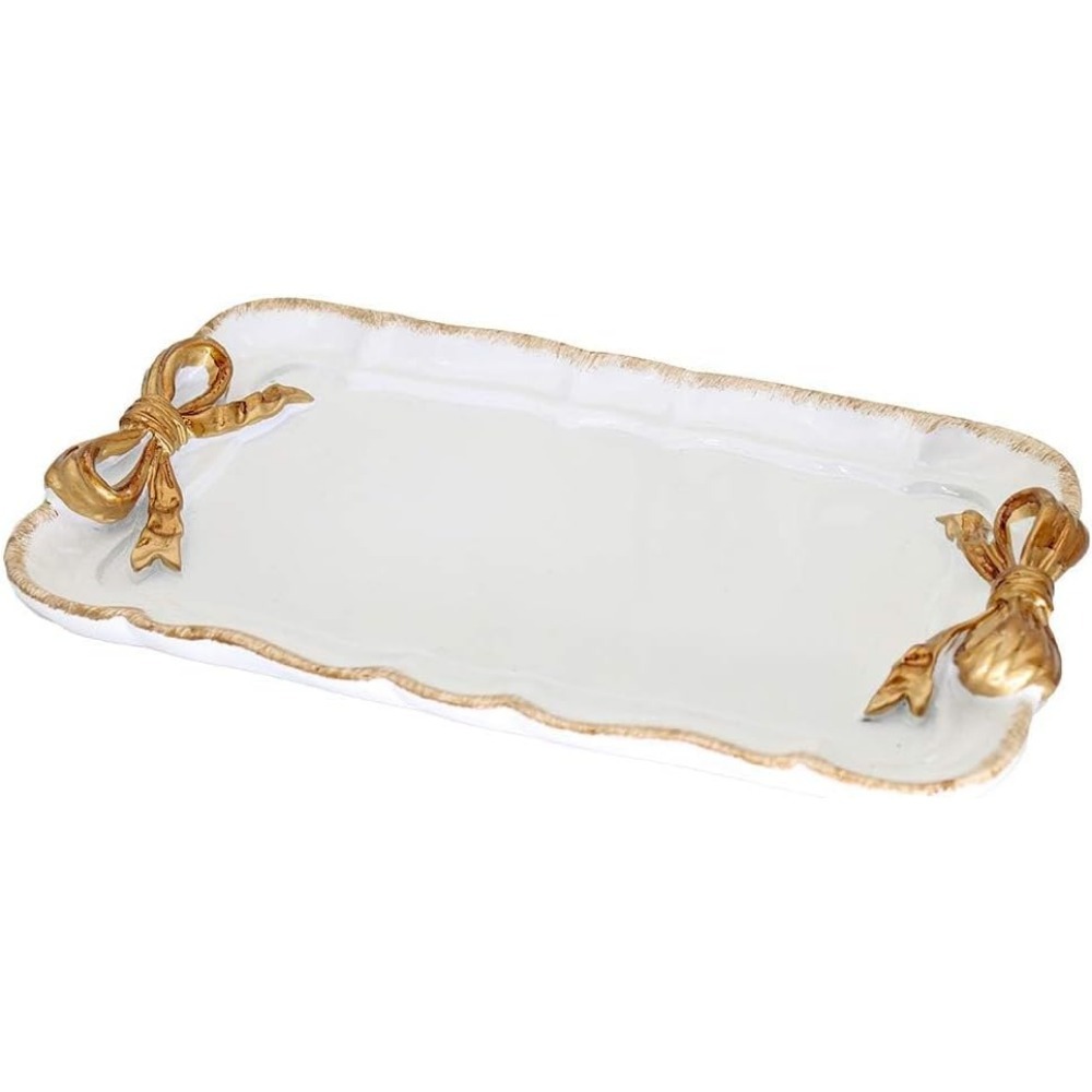 Elegant Vintage Decorative Jewelry Tray For Storage Of Rings Necklaces Bracelets And More 0