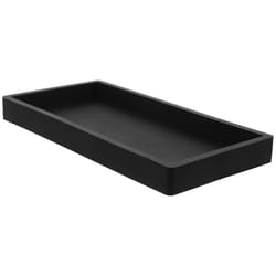 decorative storage plate for toiletries, silicone bathroom vanity tray organizer
