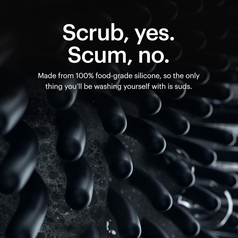 Manual Body Cleansing Scrubber Soft Silicone Exfoliating Brush Cleanser Shower Gentle Massage Bath 1