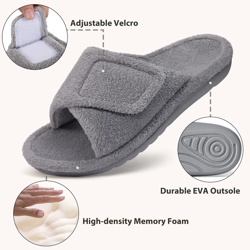Orthopedic Slippers For Women Arch Support Slippers For Plantar Fasciitis Relief Cozy Home Slides 1