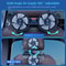 USB Charge Dual Head Car Fan 3speed Cooling Fan Neck Cooler For Summer With 360 Degree Rotation 1