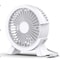 Small Desk Fan with Ultra-Quiet Battery Life, Large Volume Plug-in Fan for Bedside