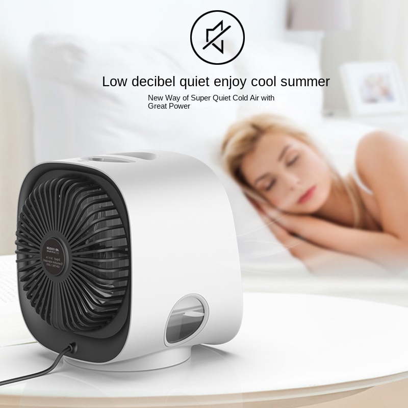 High Wind Spray USB Air Cooler New Desktop Water Cooling Fan Mini Refrigeration Air Conditioner 0