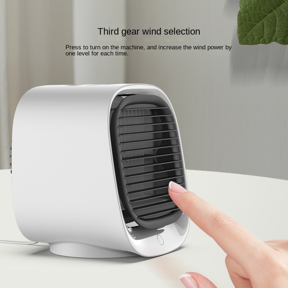 High Wind Spray USB Air Cooler New Desktop Water Cooling Fan Mini Refrigeration Air Conditioner 1