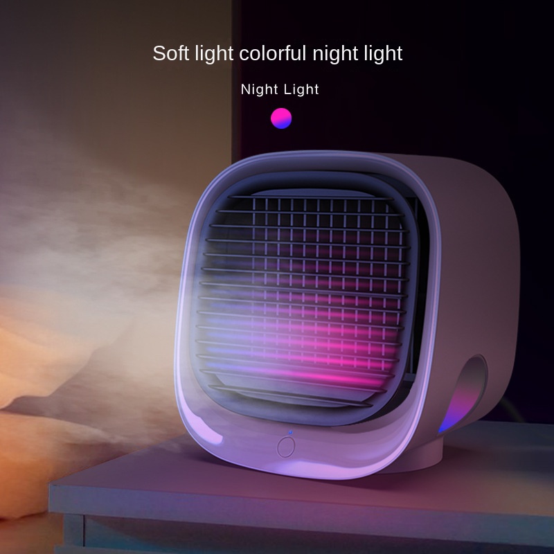 High Wind Spray USB Air Cooler New Desktop Water Cooling Fan Mini Refrigeration Air Conditioner 3