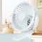 Clipon Type USB Rechargeable Table Fan Portable Mini Desk Fan With Night Light 0