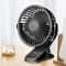 USB Charging Mini Clip Electric Fan Adjustable Gears 180Degree Rotation 0