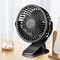 USB Charging Mini Clip Electric Fan Adjustable Gears 180Degree Rotation 0