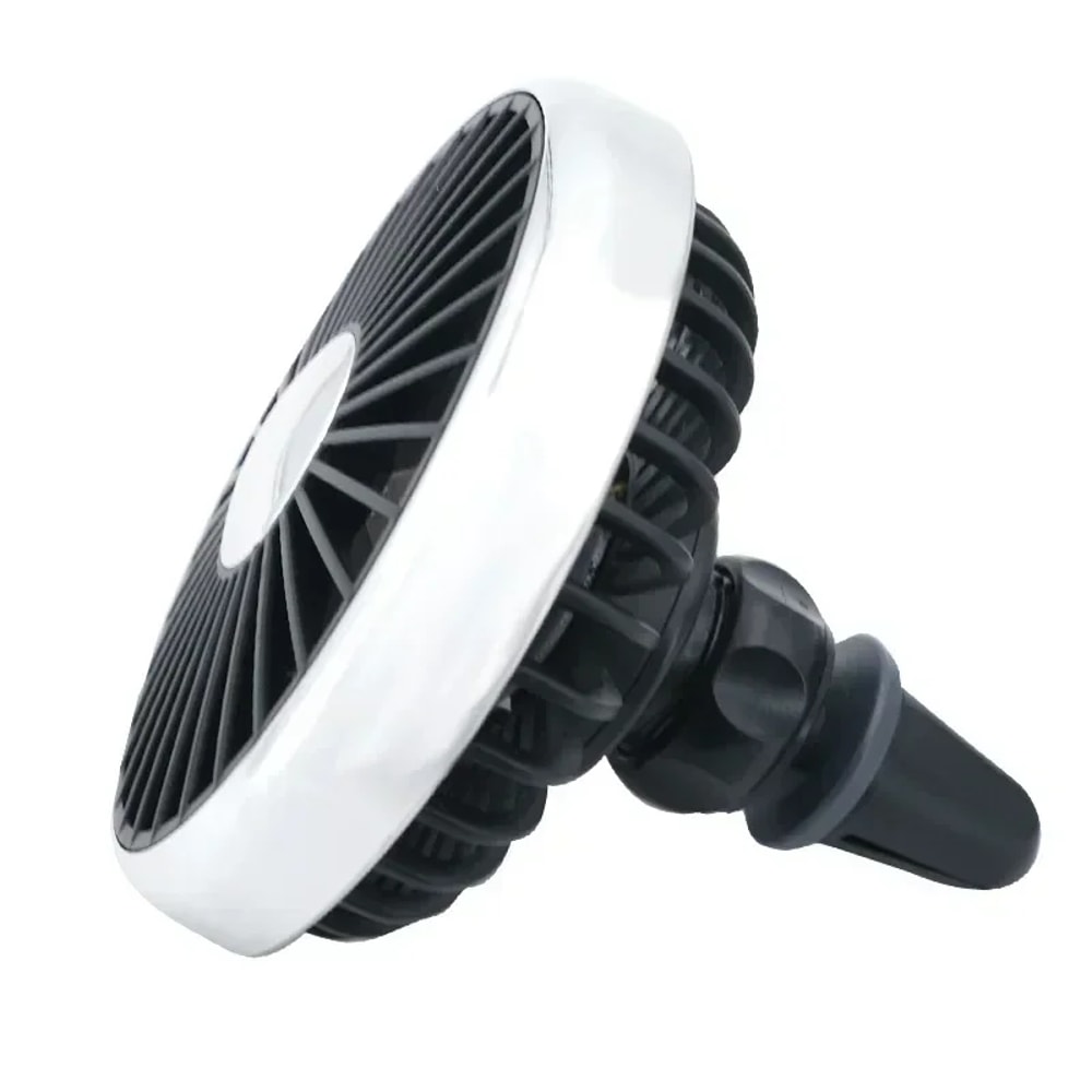Car Fan Mount For Front Rear Air Vent Air Circulation Fan With 3 Wind Speeds For Strong Airflow 6