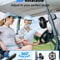 USB Powered Portable Magnetic Golf Cart Fan, Car Air Fan with 3 Speed, Magnetic Base for Outdoor Activities