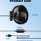 USB Powered Portable Magnetic Golf Cart Fan, Car Air Fan with 3 Speed, Magnetic Base for Outdoor Activities