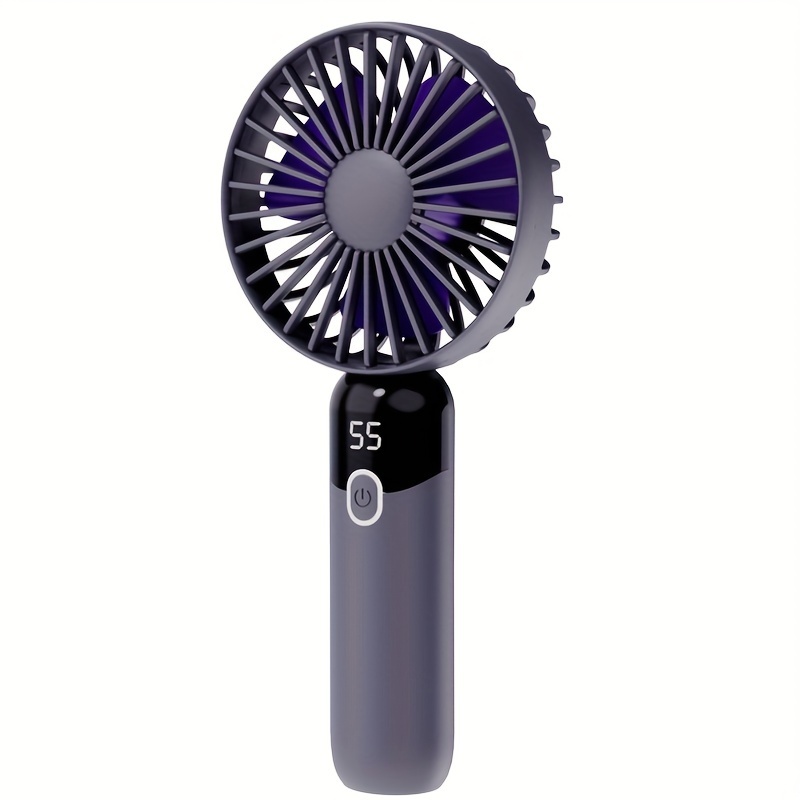Portable Fan With Digital Display 6 Speeds Personal Fan For Outdoor Indoor 6